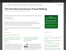 Tablet Screenshot of floridaforeclosurefraud.com